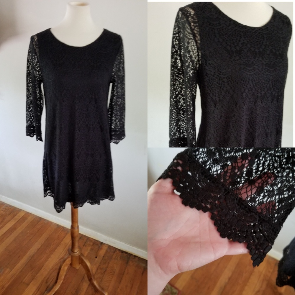 H&M Lace Little Black Dress
